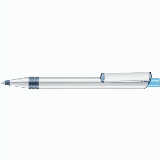 Produktabbildung RECYCLED PET PEN ALUMA transparent Druckkugelschreiber RECYCLED PET PEN ALUMA transparent Druckkugelschreiber (Bild 1)