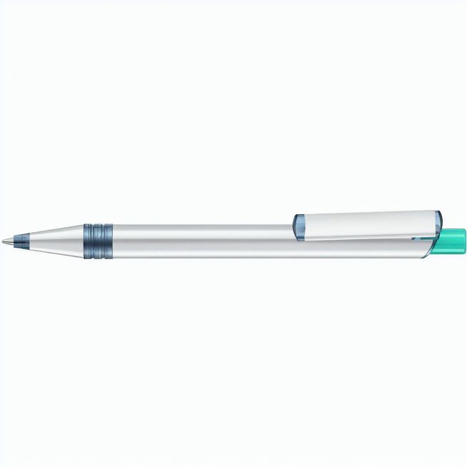 RECYCLED PET PEN ALUMA transparent Druckkugelschreiber