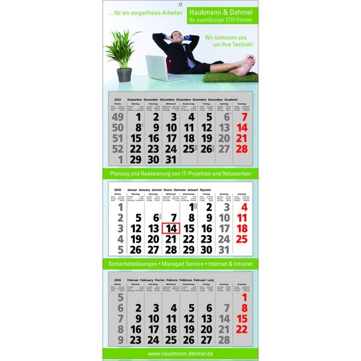 Papierwandkalender Classic 3 (Bild 1)