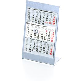 Aufstellkalender Edelstahl 2 Jahre