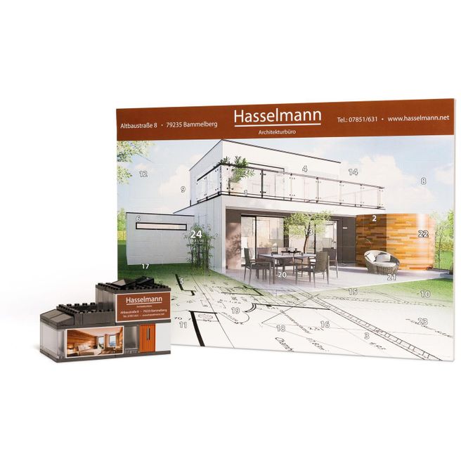 Adventskalender Bausatz "Haus"