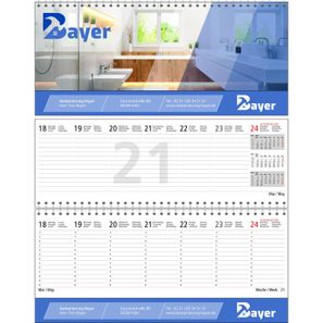 Tischquerkalender Business-Exclusiv 2