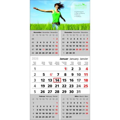 Papierwandkalender Top Five