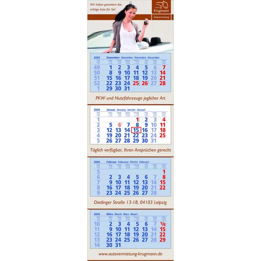 Papierwandkalender Premium 4 (Bild 1)