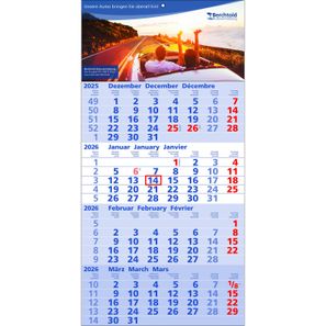 Papierwandkalender Quattro