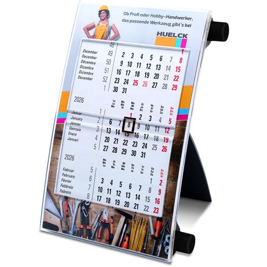 Produktabbildung Tischkalender Vision, 6-sprachig Tischkalender Vision, 6-sprachig (Bild 1)