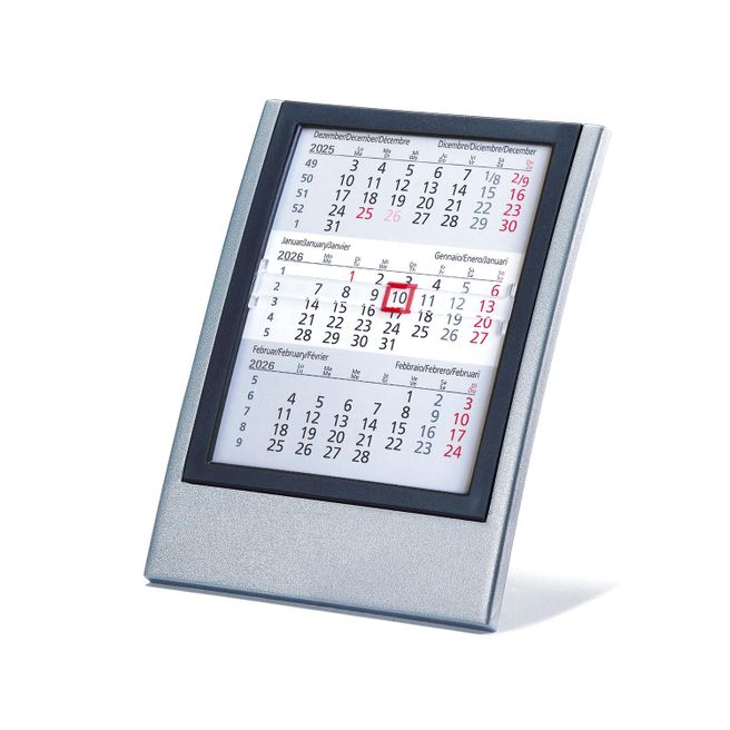 Tischkalender Elegance, 6-sprachig