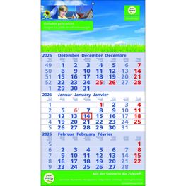 Produktabbildung Papierwandkalender Standard 2 plus Papierwandkalender Standard 2 plus