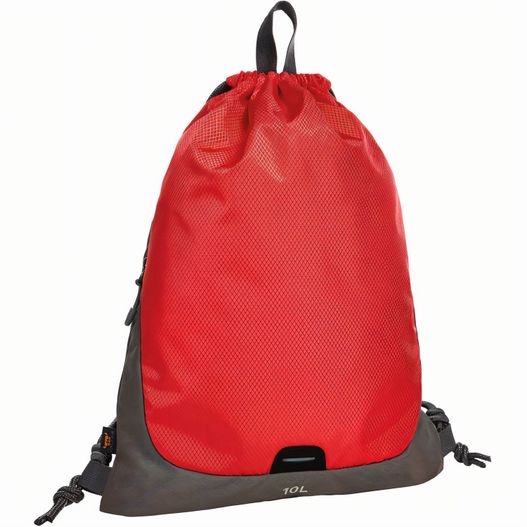ein roter rucksack mit schwarzem griff Zugbeutel STEP (Bild 1)
