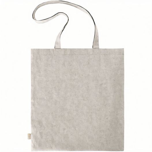 eine graue tasche mit einem weißen griff Shopper PLANET (Bild 1)