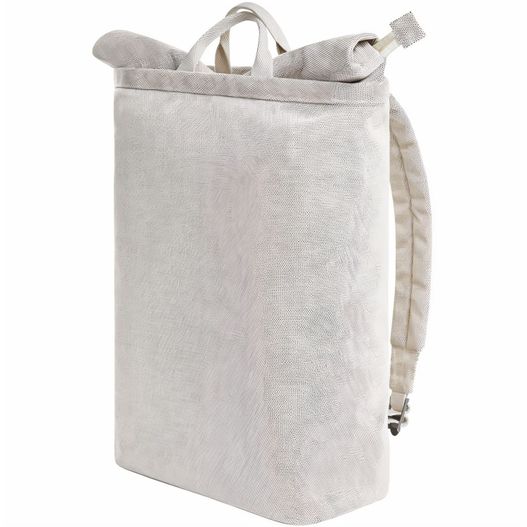 ein weißer rucksack mit griff und reißverschluss Rucksack LOOM (Bild 1)