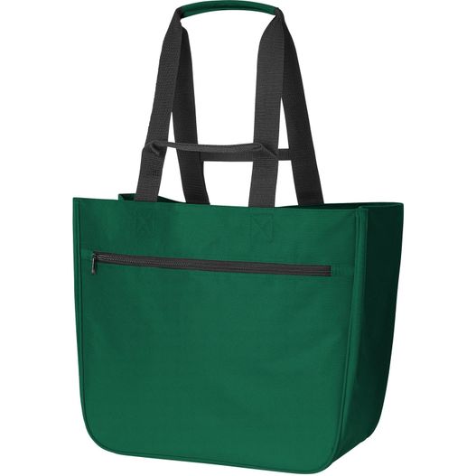 eine grüne tasche mit einem schwarzen griff Shopper SOFTBASKET (Bild 1)