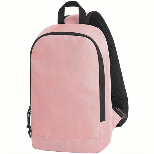 ein rosa rucksack mit schwarzen riemen auf einem weißen hintergrund Monostrap TREND (Bild 1)