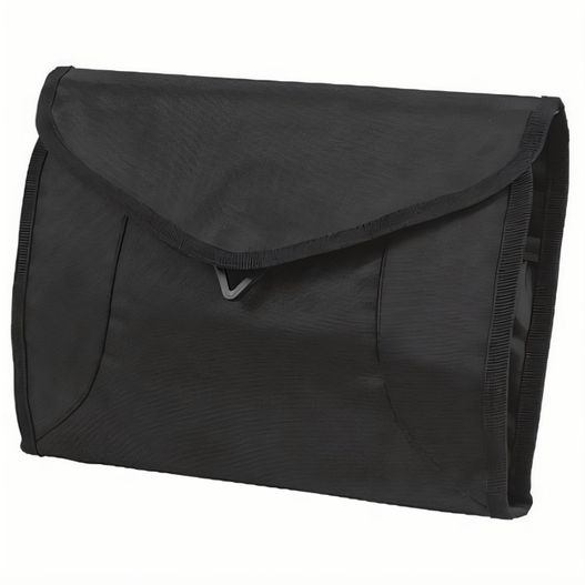 eine schwarze tasche mit einem reißverschluss darauf Kulturtasche SPORT (Bild 1)