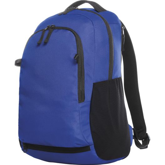 ein blauer rucksack mit schwarzen riemen Rucksack TEAM (Bild 1)