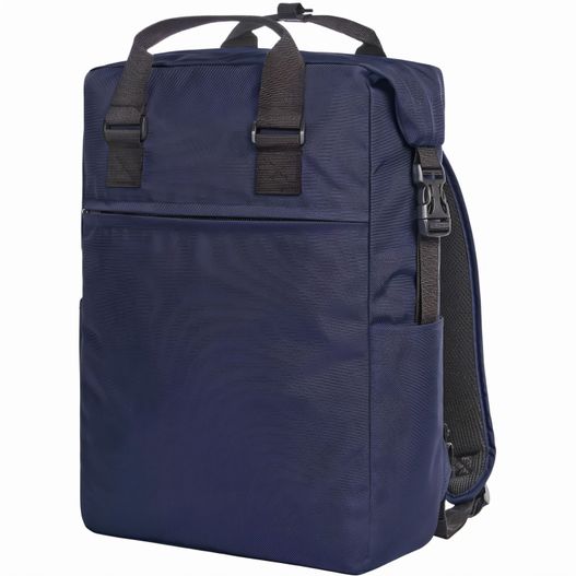 blauer rucksack mit schwarzem gurt Notebook-Rucksack DAILY (Bild 1)