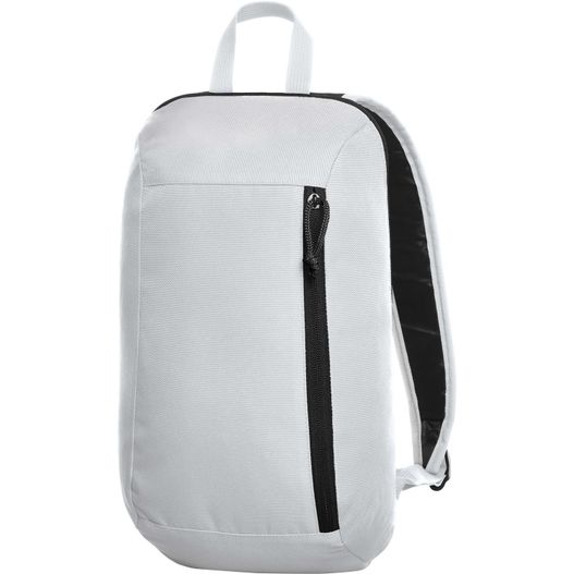 ein weißer rucksack mit schwarzem reißverschluss Rucksack FLOW (Bild 1)