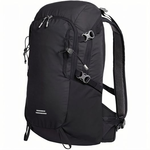 ein schwarzer rucksack mit reißverschlusstasche Rucksack OUTDOOR (Bild 1)