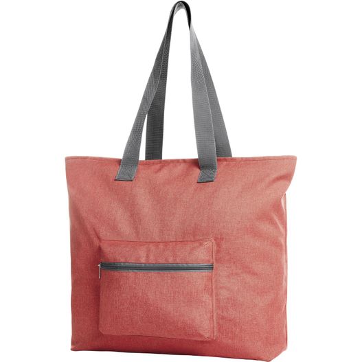 eine rote tasche mit grauem griff Shopper SKY (Bild 1)