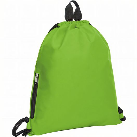 ein grüner rucksack mit schwarzem griff Zugbeutel JOIN (Bild 1)