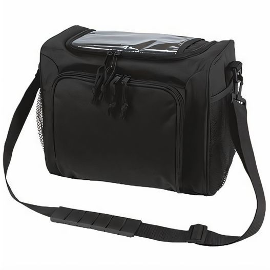 eine schwarze tasche mit einem handy darin Kühltasche SPORT (Bild 1)