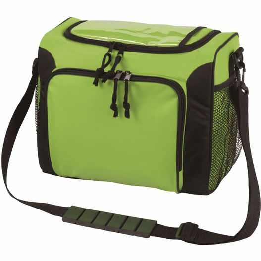 eine grüne kühltasche mit einem schwarzen armband Kühltasche SPORT (Bild 1)