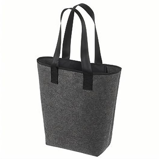 eine graue tasche mit schwarzen griffen Shopper NewClassic (Bild 1)