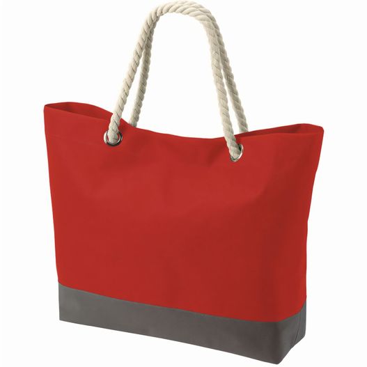 eine rote und graue tasche mit einem seilgriff Shopper BONNY (Bild 1)