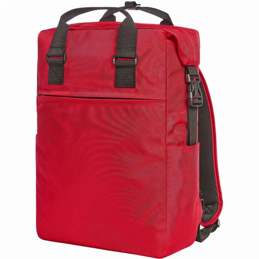 einen roten rucksack mit einem schwarzen riemen Notebook-Rucksack DAILY (Bild 1)