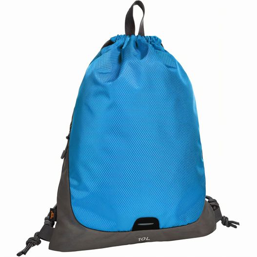 ein blauer rucksack mit schwarzem griff Zugbeutel STEP (Bild 1)