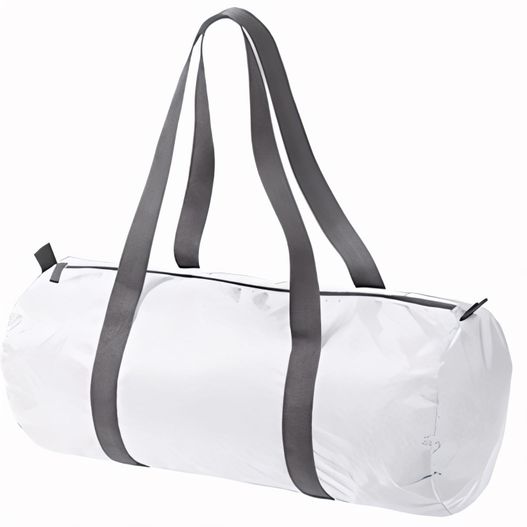 eine weiße duffeltasche mit schwarzen riemen Sporttasche CANNY (Bild 1)