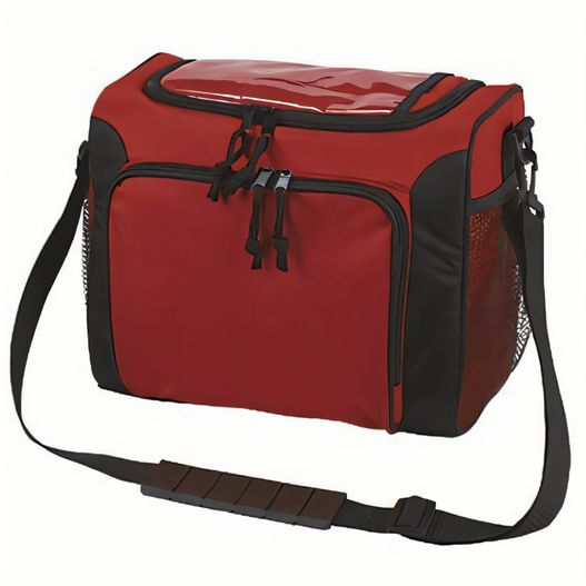 eine rote kühltasche mit schwarzem griff Kühltasche SPORT (Bild 1)