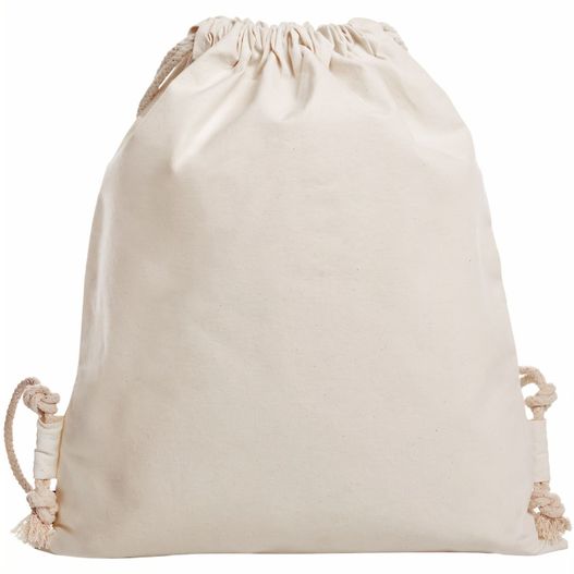 eine weiße tasche mit einem zugriemen Zugbeutel ORGANIC (Bild 1)