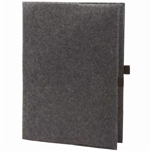 ein graues notizbuch mit schwarzem cover Filzschreibmappe MODUL 1 (Bild 1)