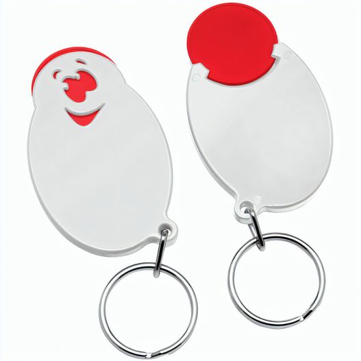 Produktabbildung Chiphalter mit 1€-Chip "Gesicht" Chiphalter mit 1€-Chip "Gesicht" (Bild 1)