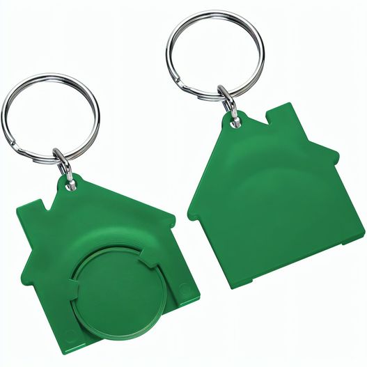 Produktabbildung Chiphalter mit 1€-Chip "Haus" Chiphalter mit 1€-Chip "Haus" (Bild 1)
