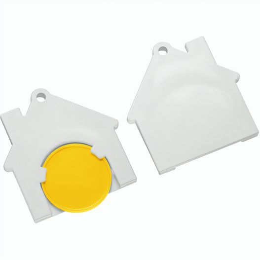 Produktabbildung Chiphalter mit 1€-Chip "Haus" Chiphalter mit 1€-Chip "Haus" (Bild 1)