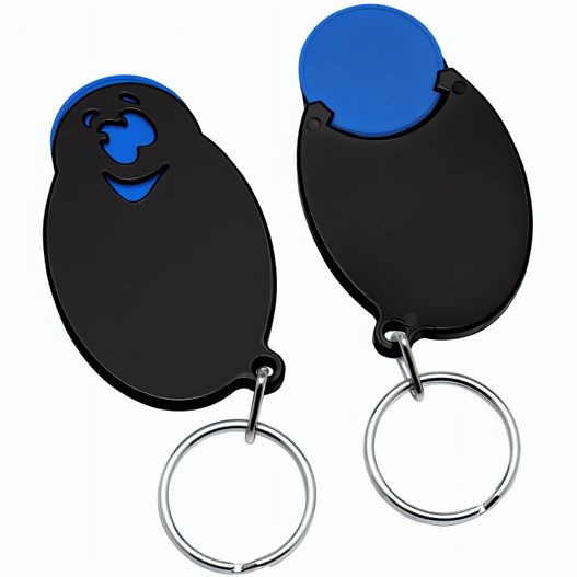 Produktabbildung Chiphalter mit 1€-Chip "Gesicht" Chiphalter mit 1€-Chip "Gesicht" (Bild 1)