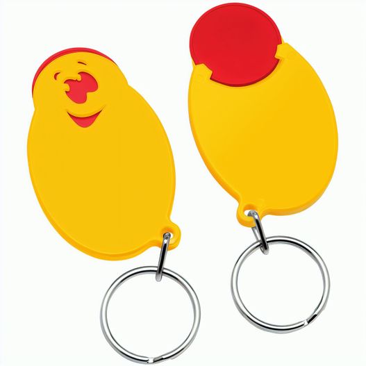 Chiphalter mit 1€-Chip "Gesicht" (Bild 1)