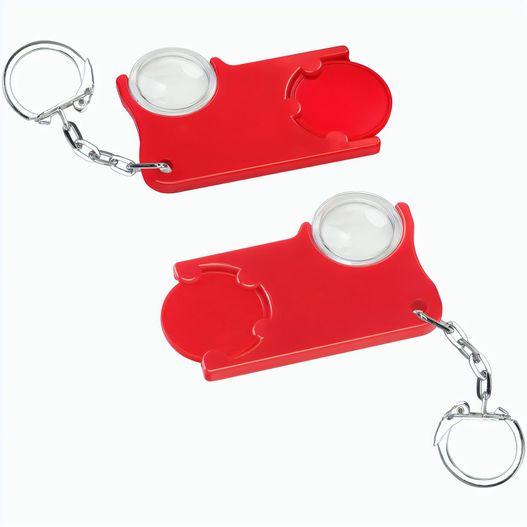Produktabbildung Chiphalter mit 1€-Chip und Lupe Chiphalter mit 1€-Chip und Lupe (Bild 1)