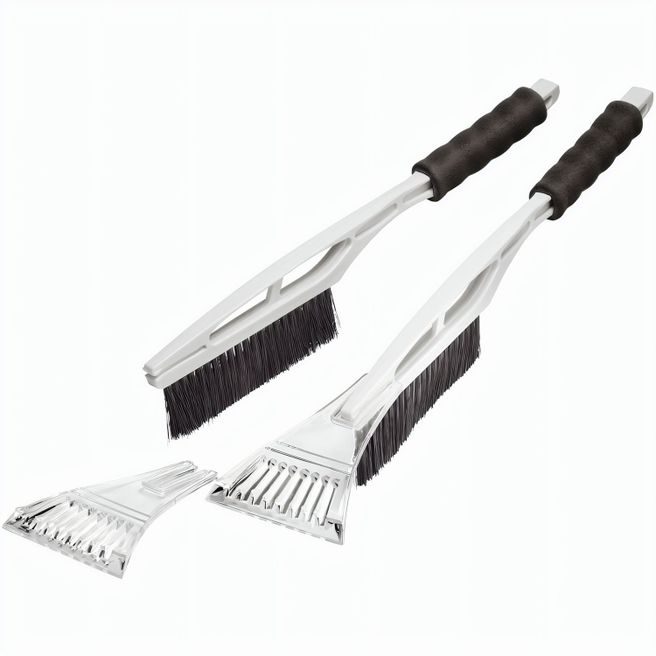 Eiskratzer mit Handbesen