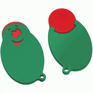 Chiphalter mit 1€-Chip "Gesicht"