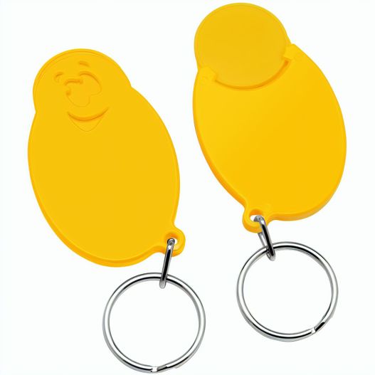 Produktabbildung Chiphalter mit 1€-Chip "Gesicht" Chiphalter mit 1€-Chip "Gesicht" (Bild 1)