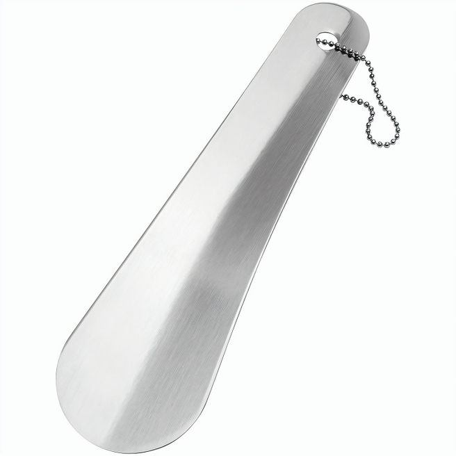 Schuhlöffel Edelstahl, kurz