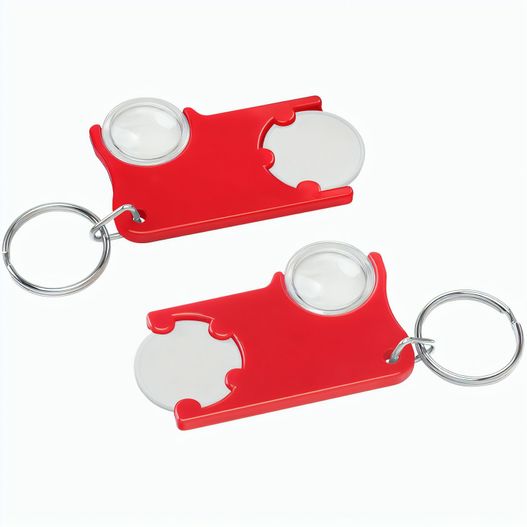 Produktabbildung Chiphalter mit 1€-Chip und Lupe Chiphalter mit 1€-Chip und Lupe (Bild 1)
