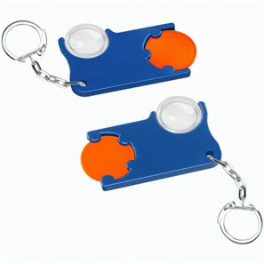 Chiphalter mit 1€-Chip und Lupe