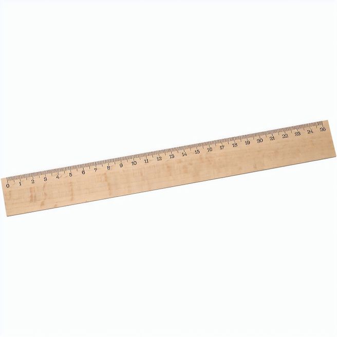 Produktabbildung Lineal Holz 25 cm Lineal Holz 25 cm