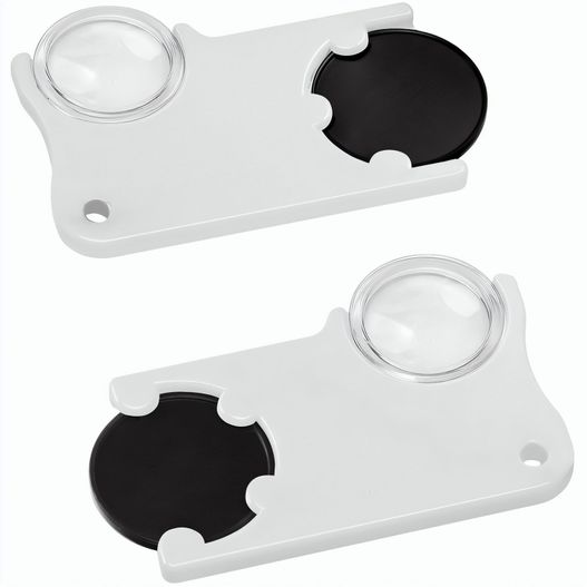 Produktabbildung Chiphalter mit 1€-Chip und Lupe Chiphalter mit 1€-Chip und Lupe (Bild 1)