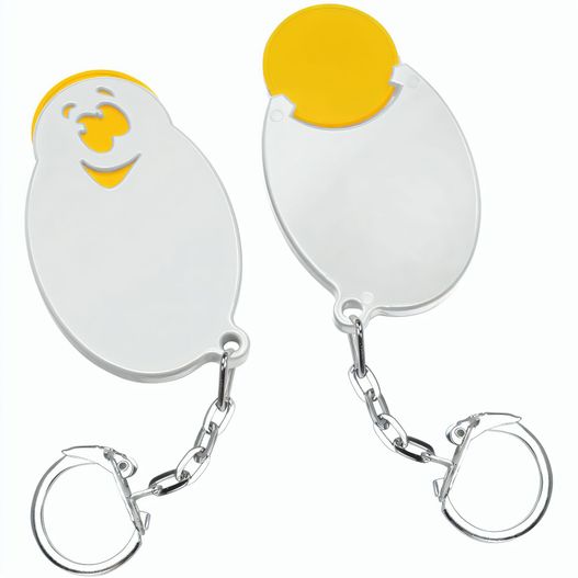 Produktabbildung Chiphalter mit 1€-Chip "Gesicht" Chiphalter mit 1€-Chip "Gesicht" (Bild 1)