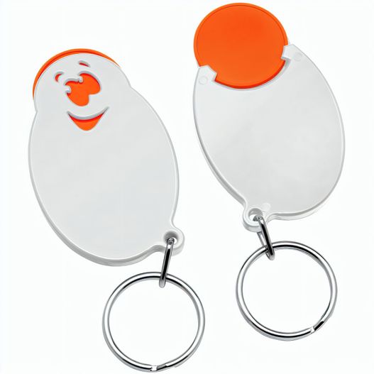 Produktabbildung Chiphalter mit 1€-Chip "Gesicht" Chiphalter mit 1€-Chip "Gesicht" (Bild 1)